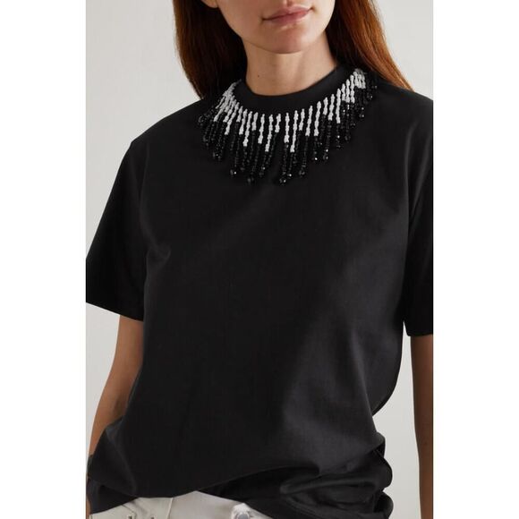 Christopher Kane Beaded Tee NWT Sz. S - Picture 1 of 5